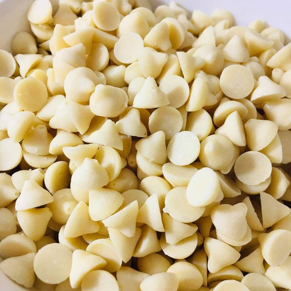 Chispas de chocolate blanco granel