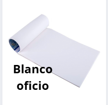 BLOCK BLANCO OFICIO