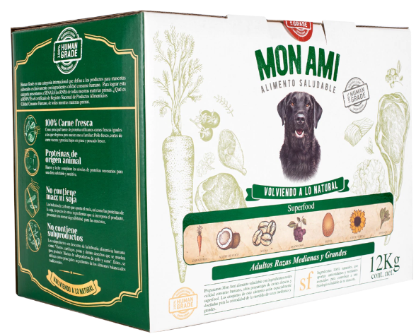 Mon Ami Human Grade Razas MyG 12 Kg.