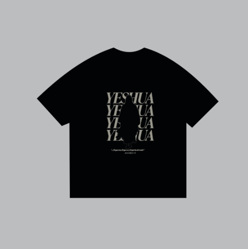 Camiseta negra Yeshua Oversize talla M