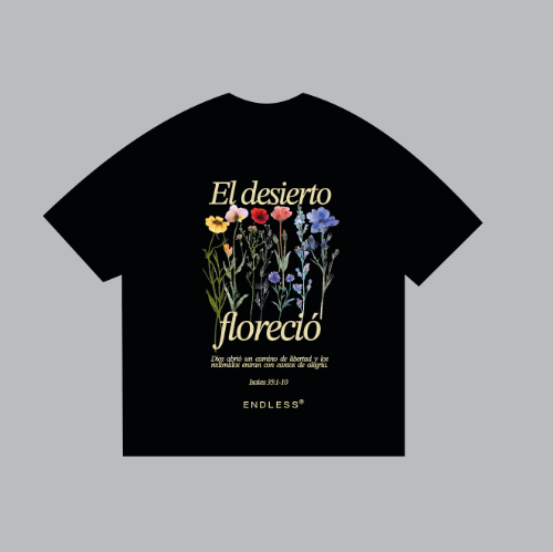Camiseta negra Regular talla S