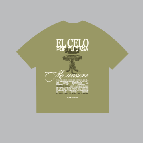 Camiseta verde Oversize talla S