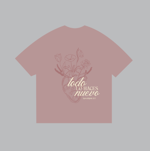 Camiseta rosa Regular talla S