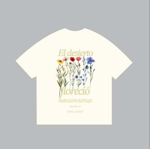 Camiseta nácar Oversize talla S