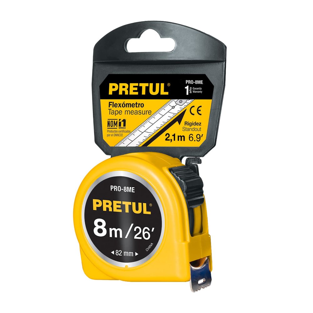 FLEXOMETRO PRETUL 5MTS 21606