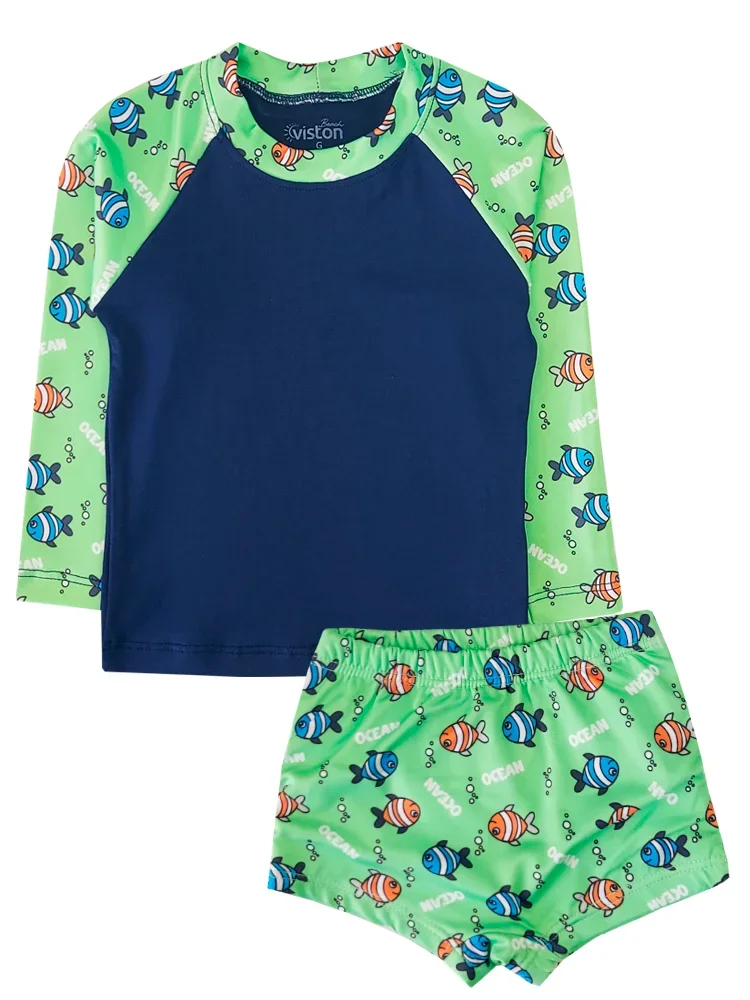 Conjunto Infantil Malha UV Viston Verde