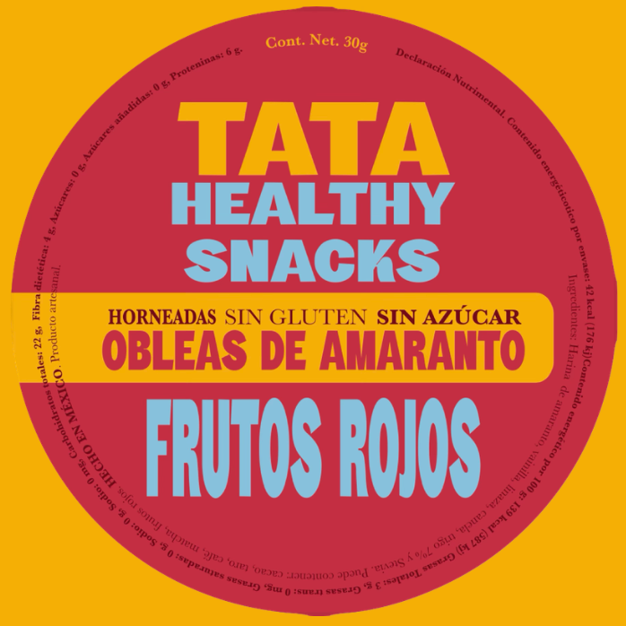 VP Obleas de Amaranto Frutos Rojos 30gr
