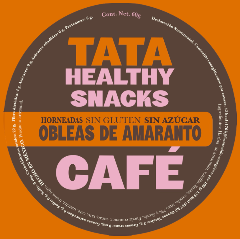 Obleas de Amaranto Café 60gr