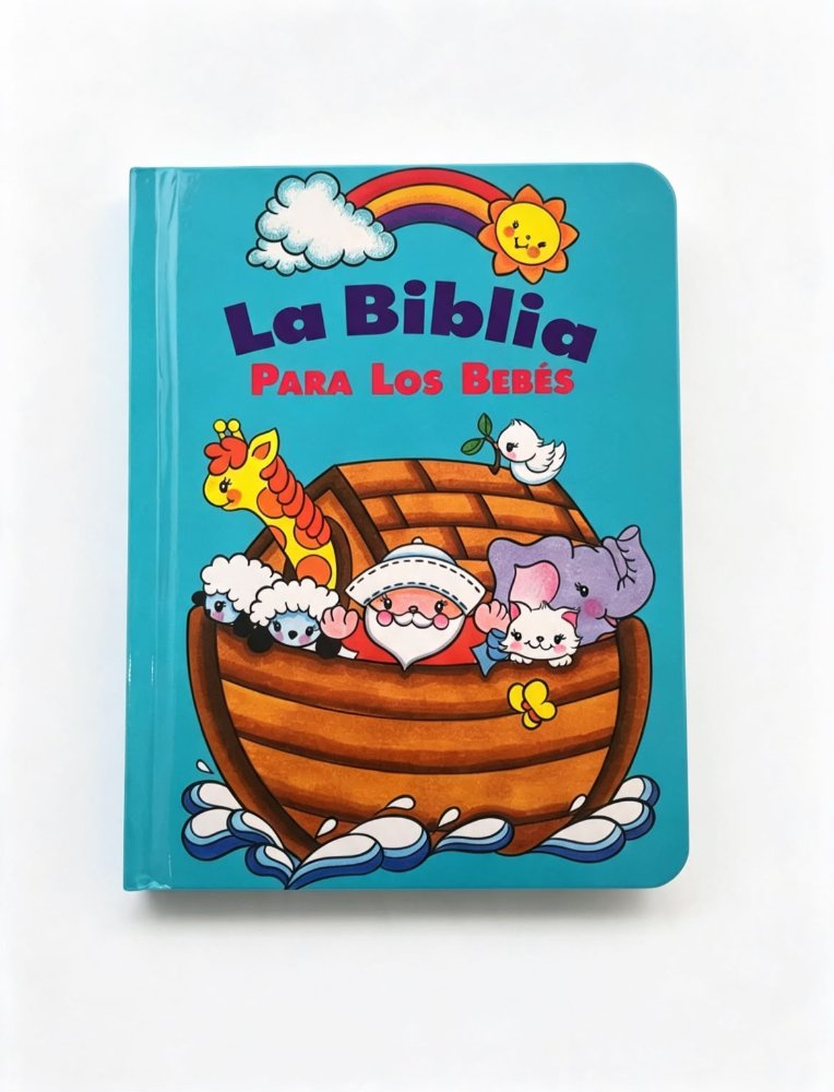 Biblia de bebé azul
