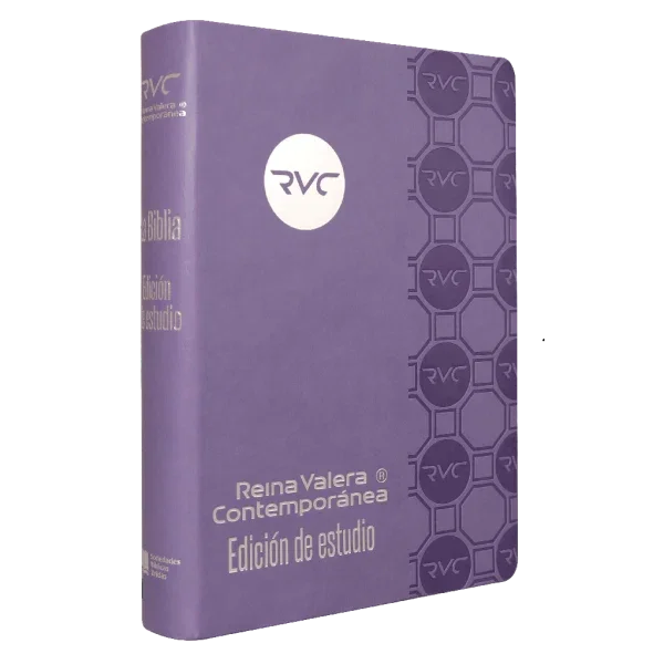 Biblia de estudio Lila RVC
