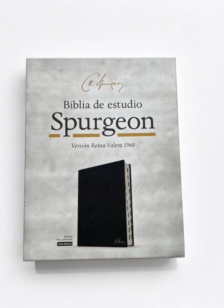 Bblia de estudio Spurgeon con indices