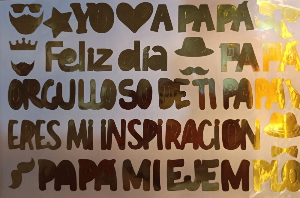 Vinil Dia del Padre por unidad