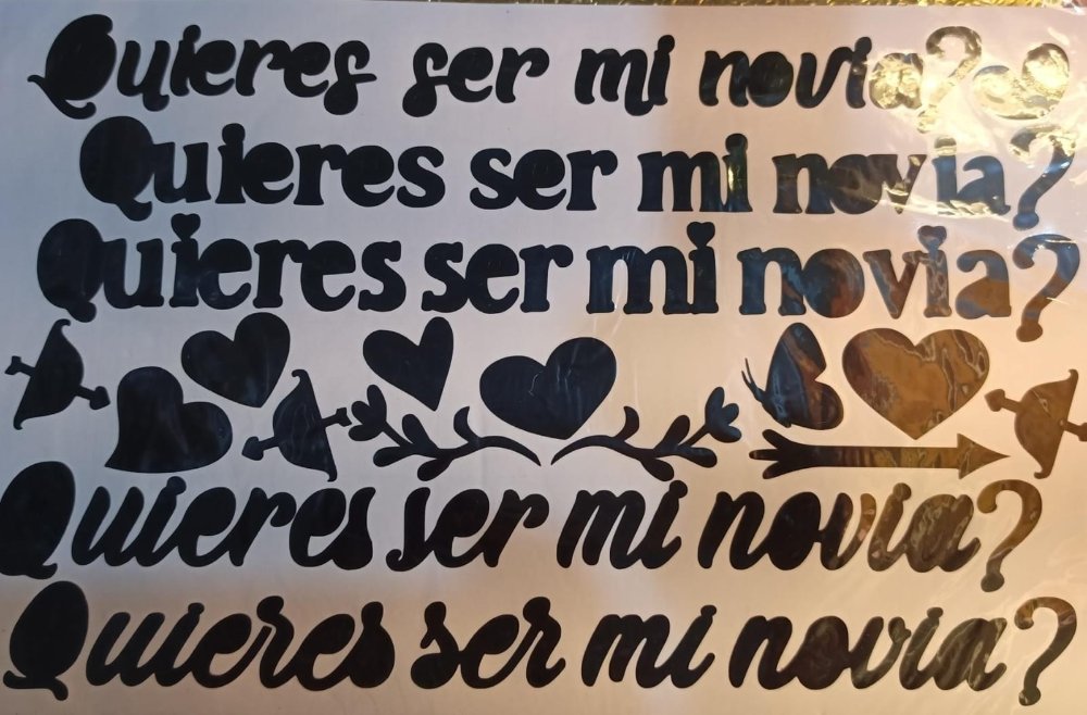 Vinil Frase de Amor grande la unidad