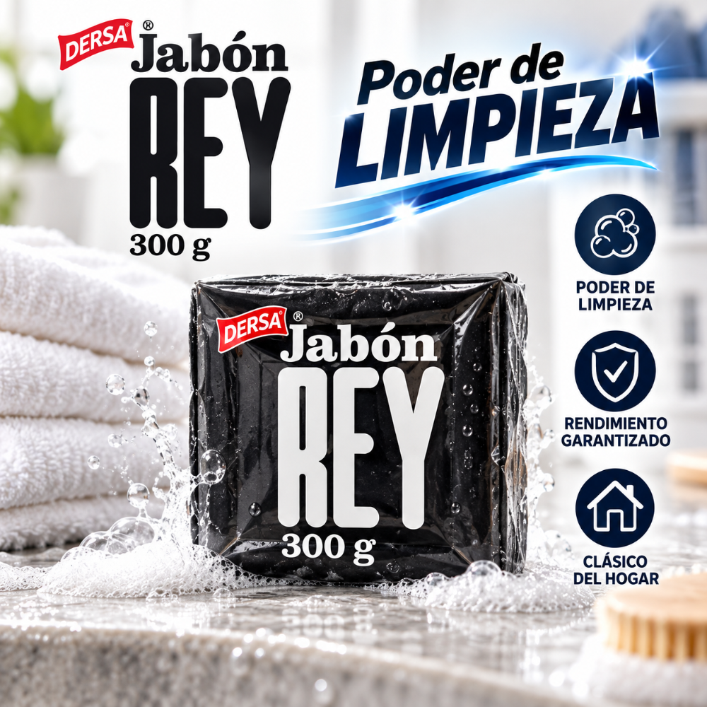 jabón rey barra 300g