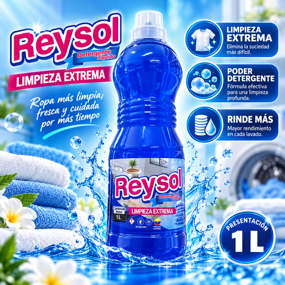 Jabón Liquido Rey Sol Litro