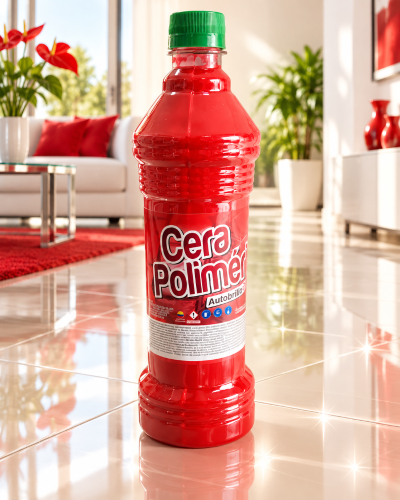 Cera autobrillante roja 800ml