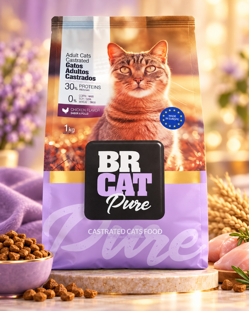 Br for cat gatos adultos castrados 1.000g
