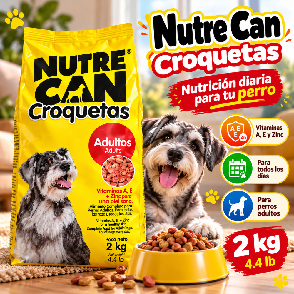 Nutre Can Croquetas Adultos 2kg
