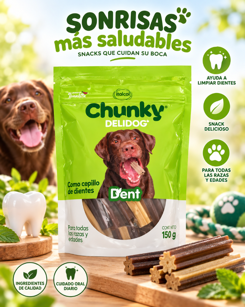 Chunky Delidog Dent verde 150g