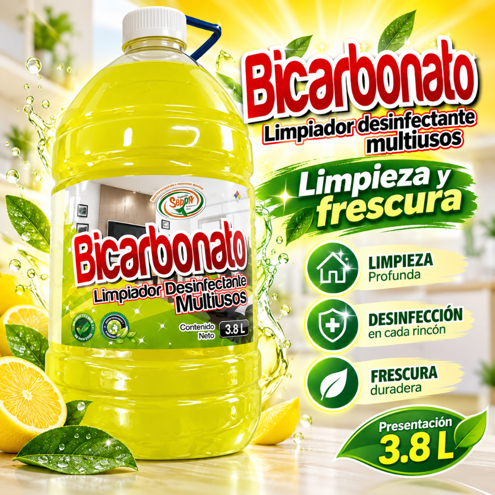Limpiador Desinfectante bicarbonato 3.8L