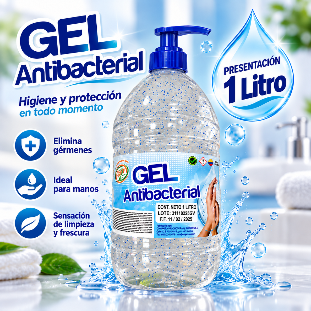 Gel antibacterial 1L