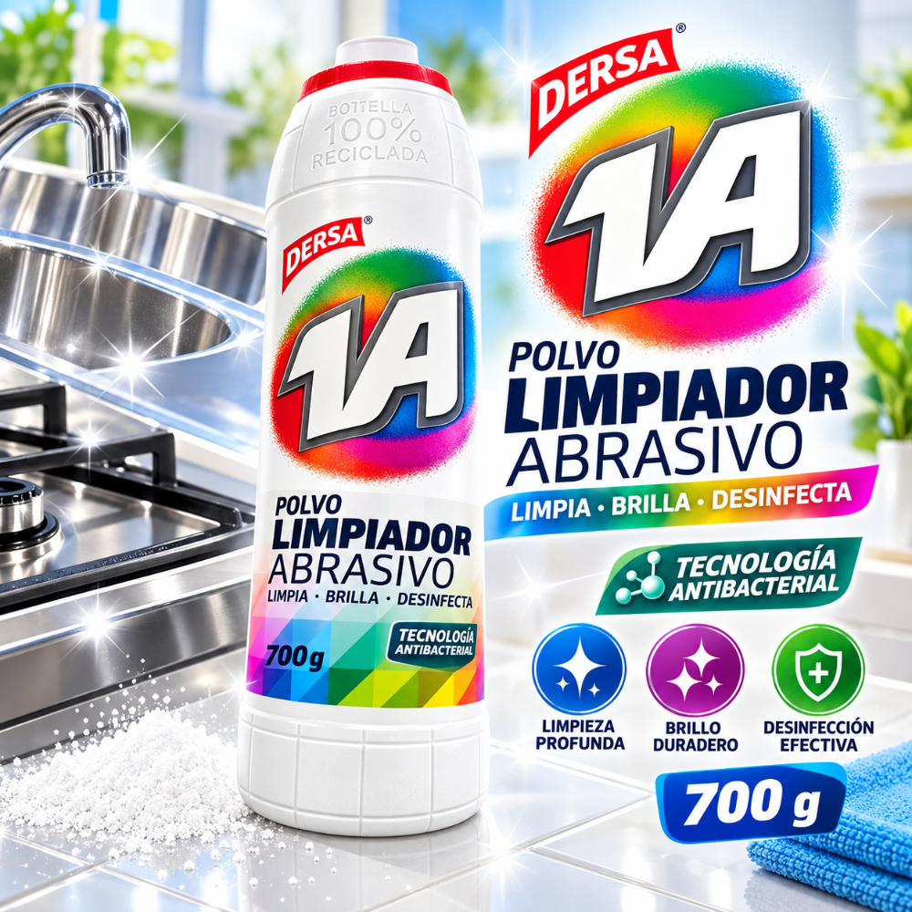 Limpiador Polvo 1A 700gr rojo