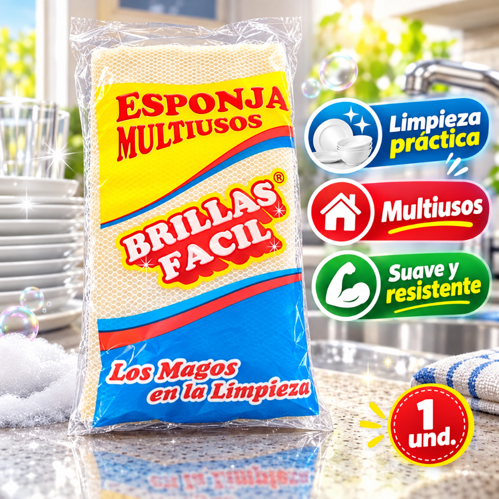 Esponja brillafácil * 3