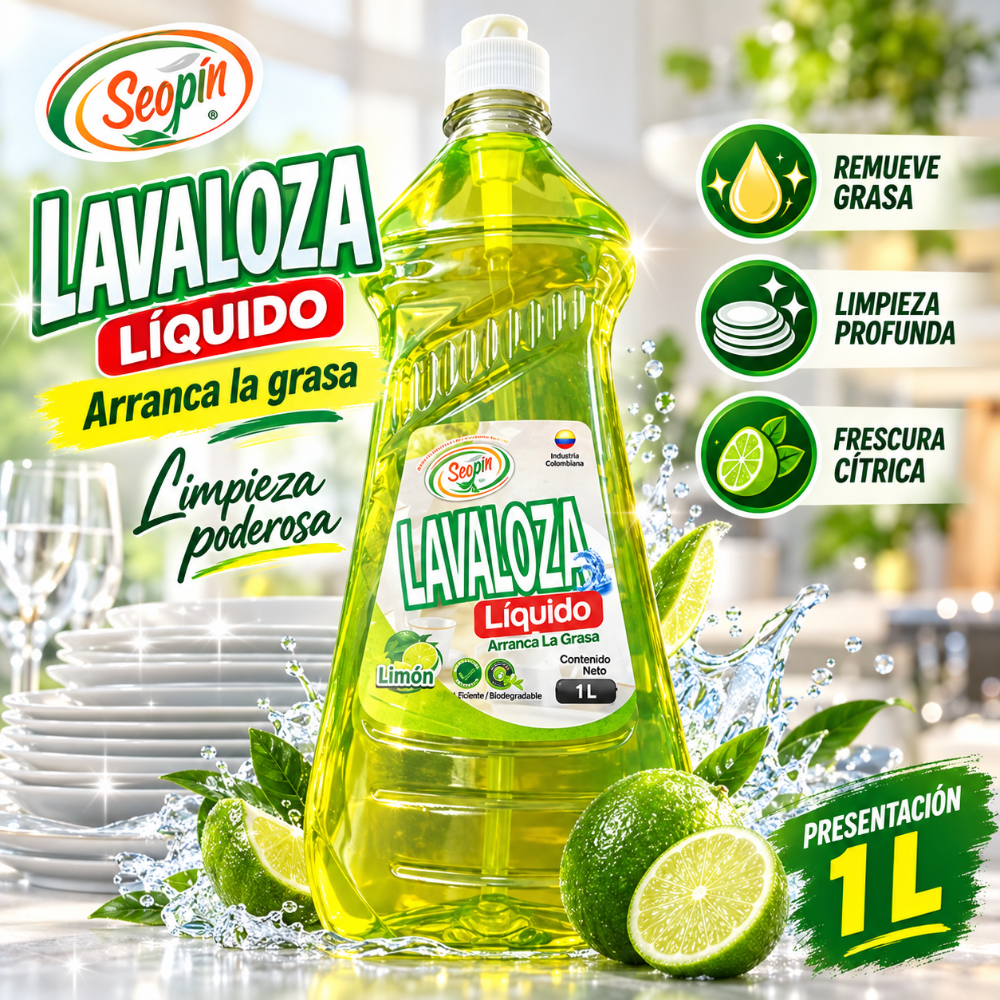 Jabon Lavaloza liquidó 1L