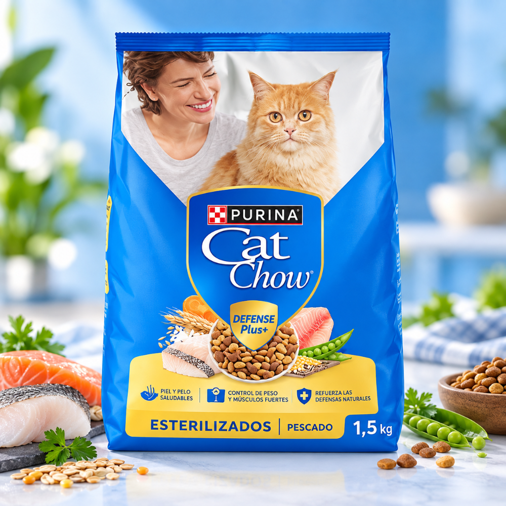 Cat Chow gato esterilizados 1.5k