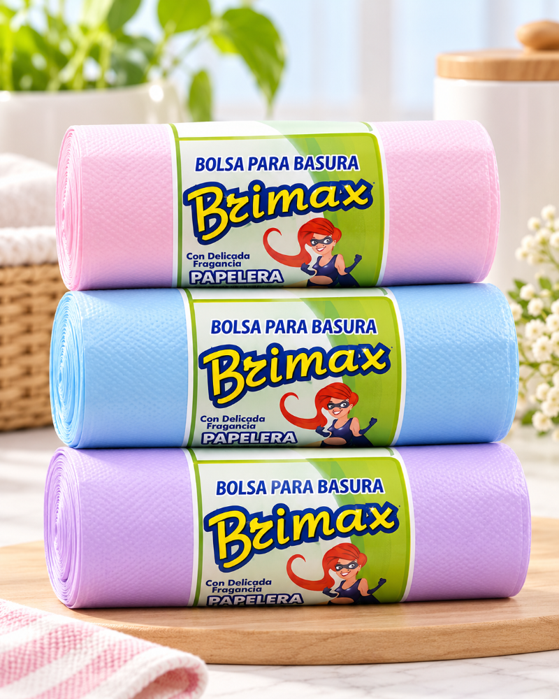 Bolsas brimax papelería mediana con fragancia x20