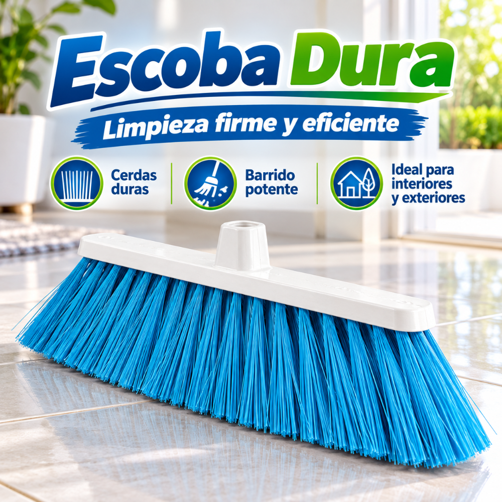 Escoba dura sola