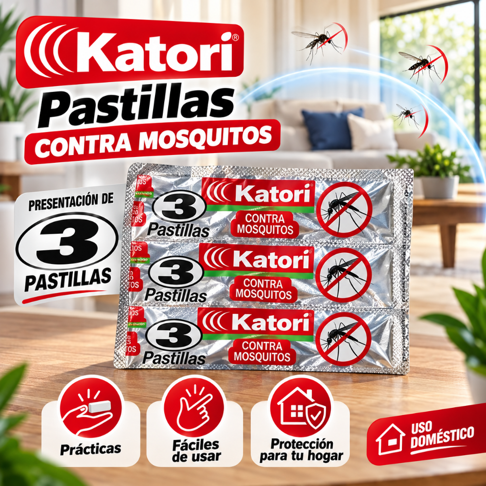Repuestos Pastilla contra mosquito y zancudos Katori *3