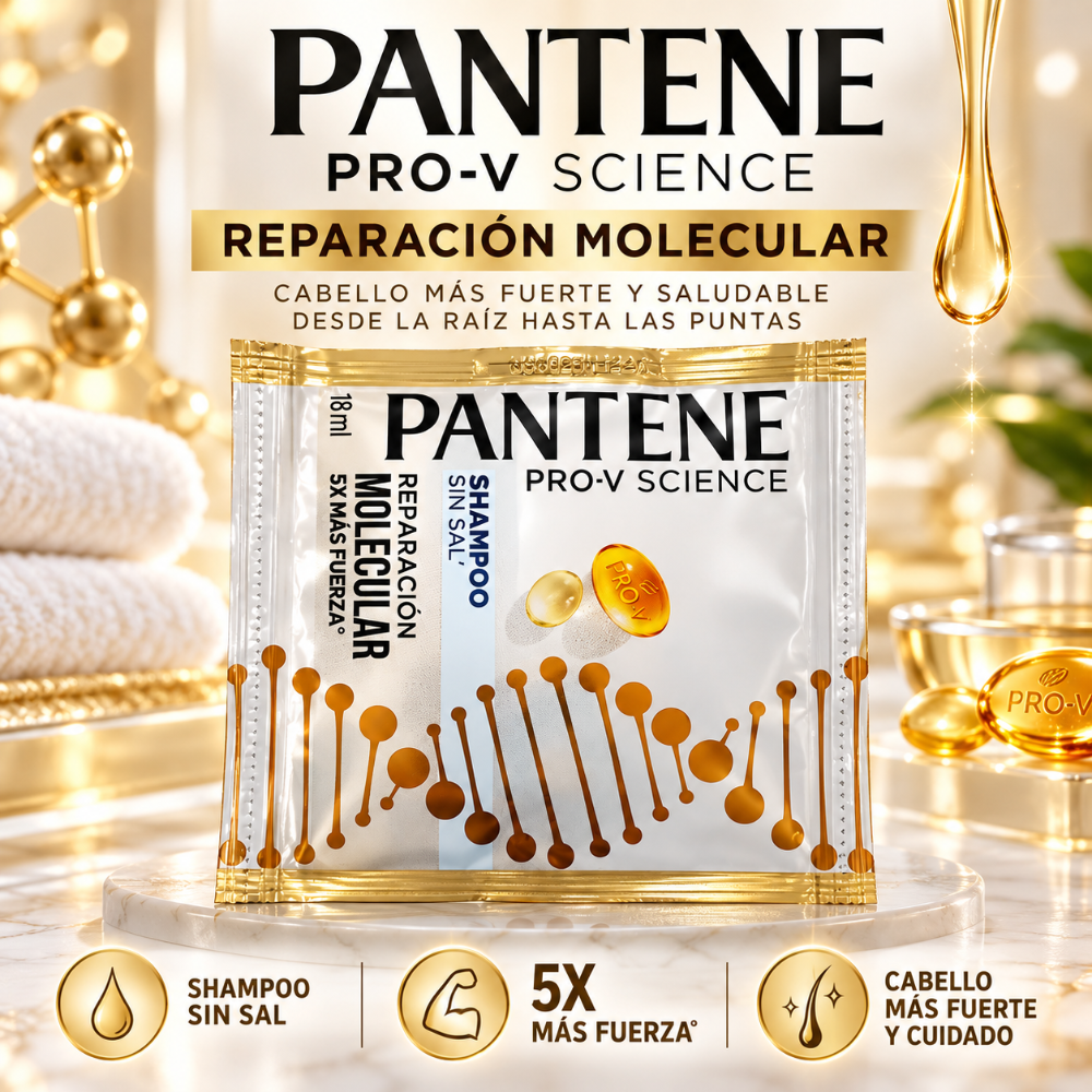 Shampo Pantene Reparación Molecular 18ml
