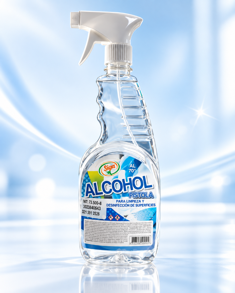 Alcohol 70% pistola 500ml