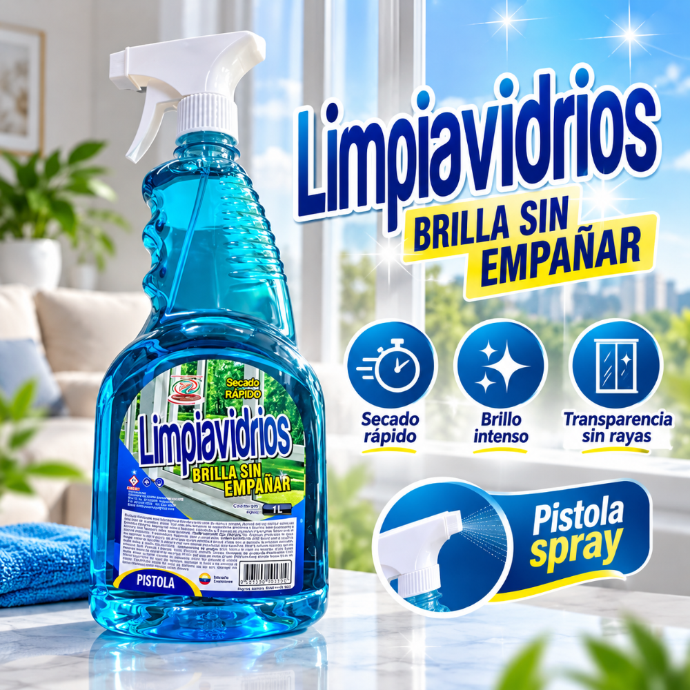 Limpia vidrios Liquido 500g