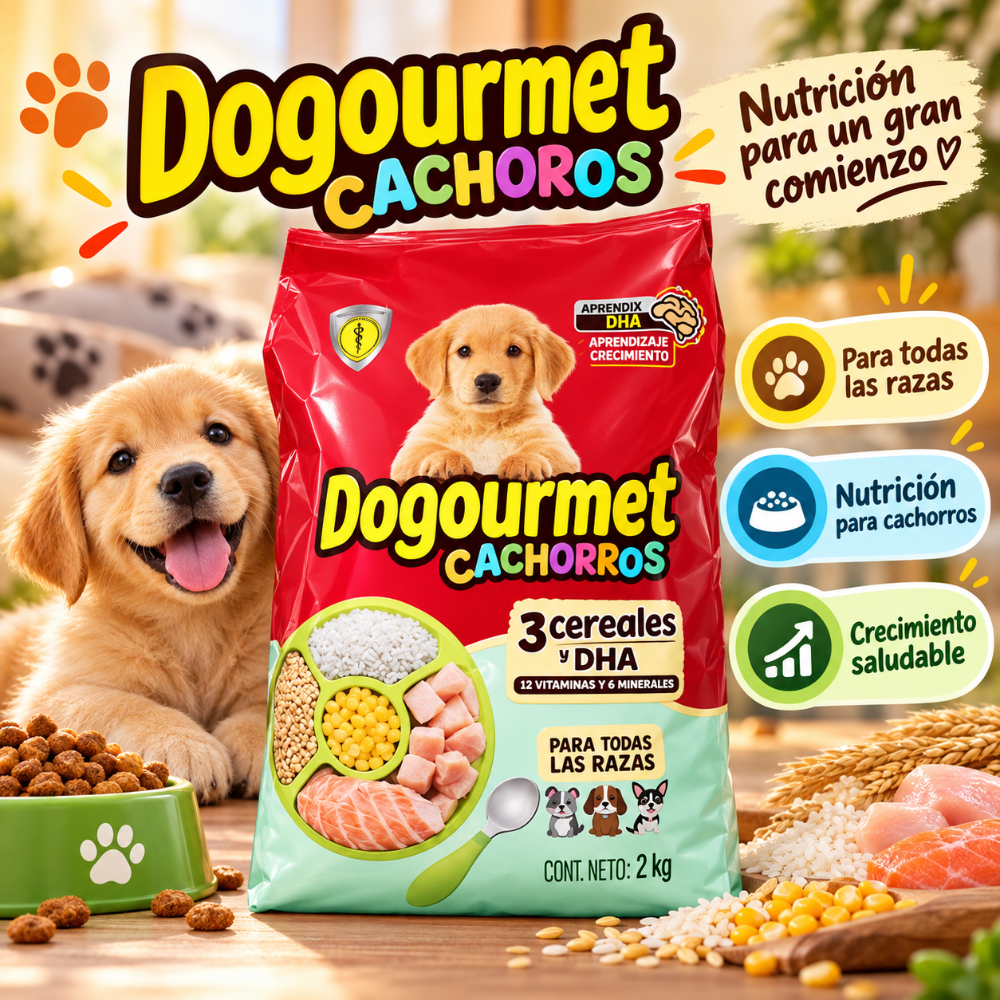 Dogourmet cachorro tricereal 2kg