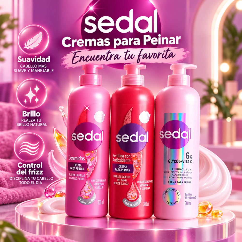Crema para peinar sedal de colores 300ml
