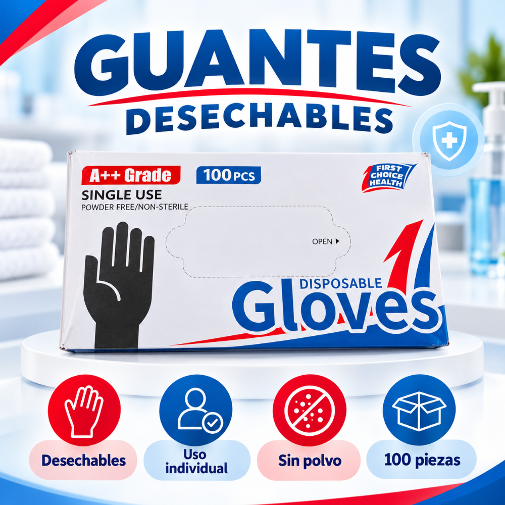 Guantes nitrilo talla s par