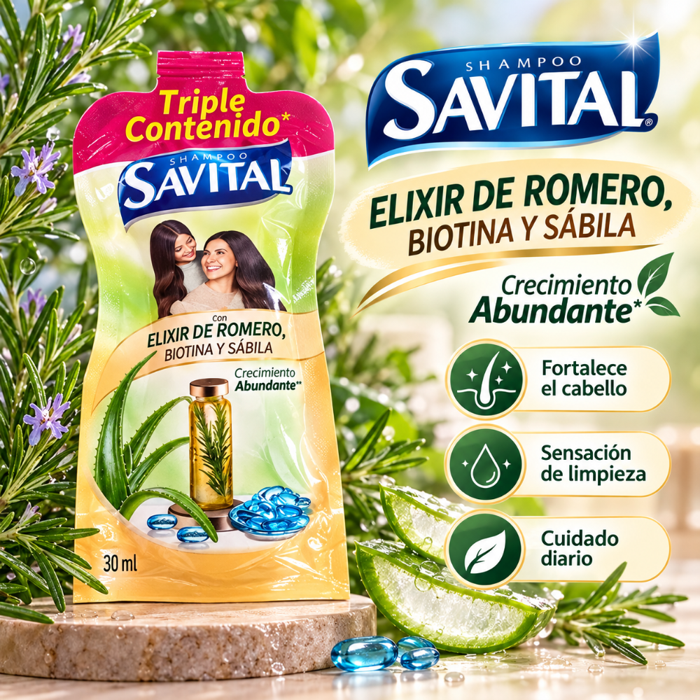 Shampo Savital a sachet grande (Sachet)30ml