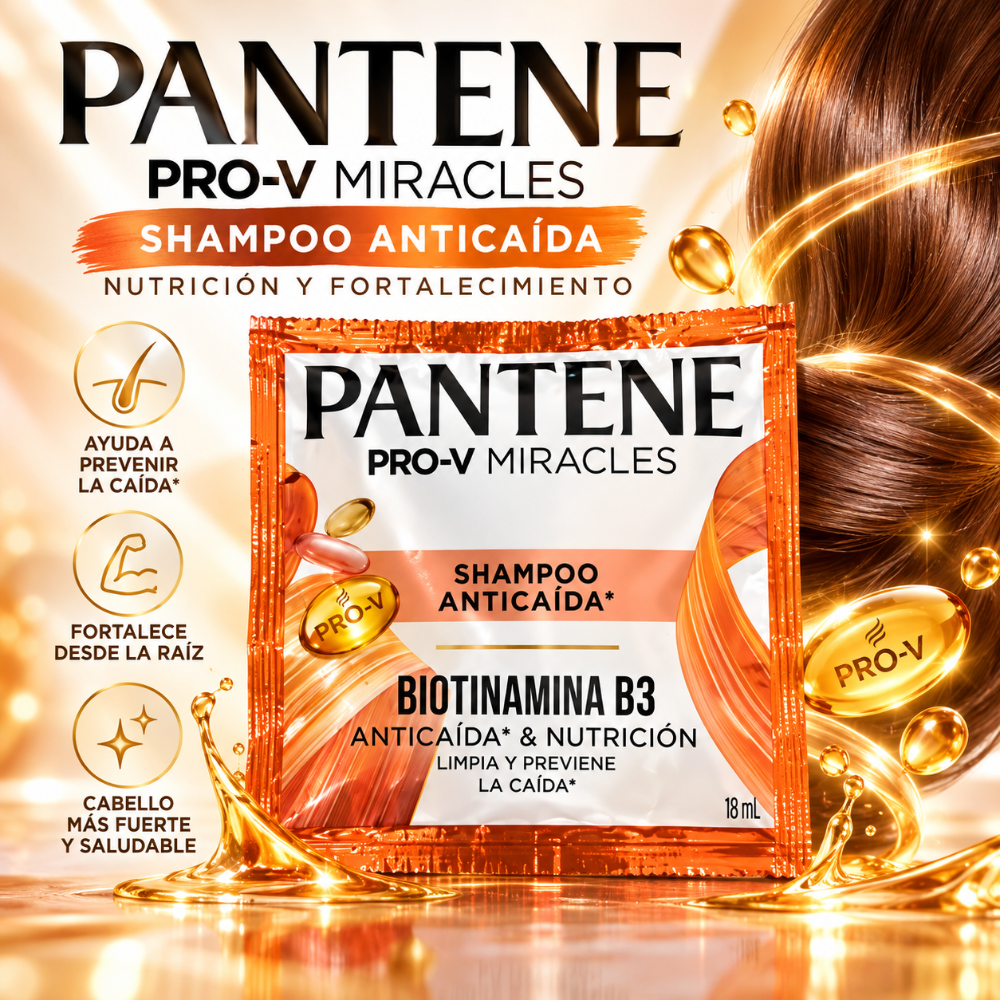 Shampo Pantene Biotina (Sachet)18ml