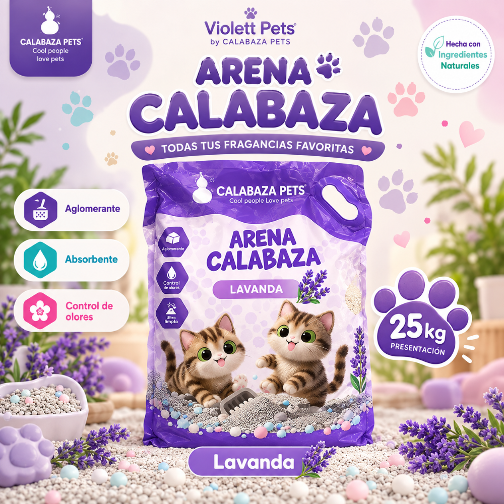 arena calabaza lavanda 25kilos