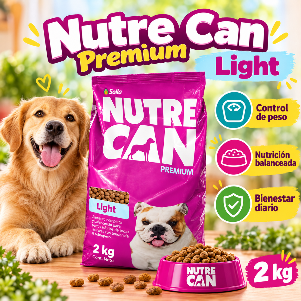 Nutre Can Premiun Light 2 k