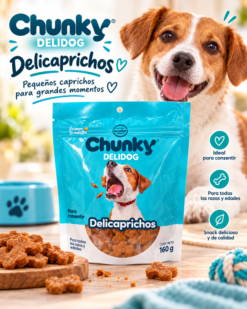 Chunky Delicaprichos perros 160g