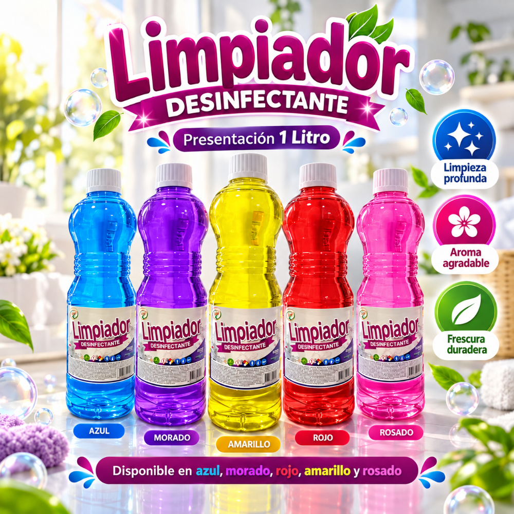 Limpiador desinfectante 1L