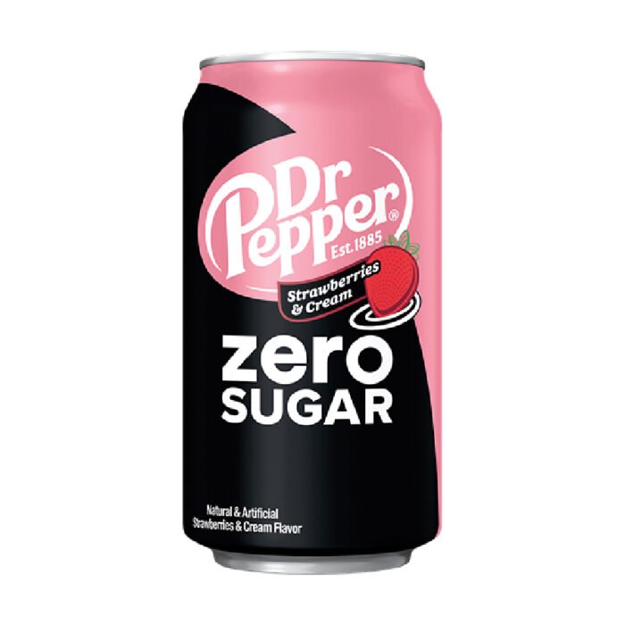 SODA DR PEPPER STRAWBERRIES & CREAM ZERO 355ML