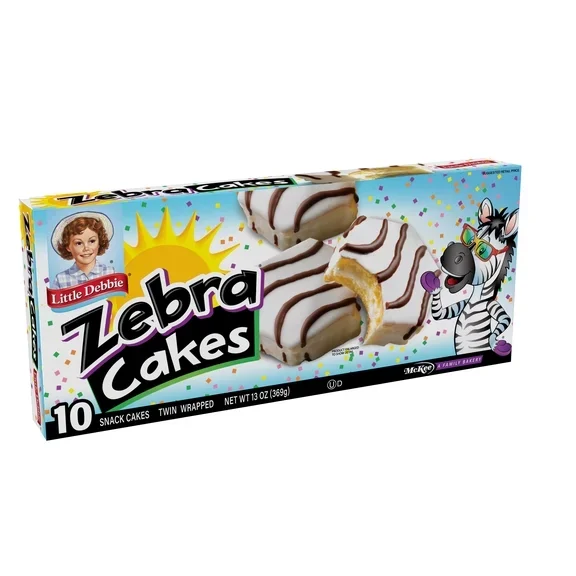 LITTLE DEBBIE ZEBRA CAKES 369GR