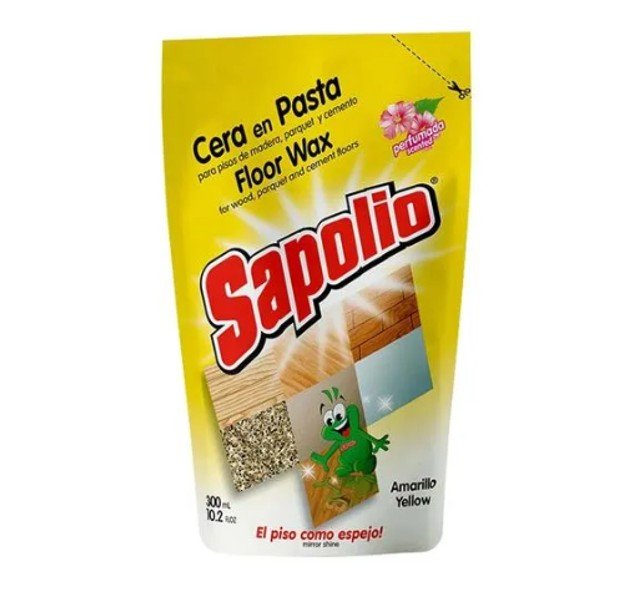 Cera Sapolio Pasta Amarillo 300 mL