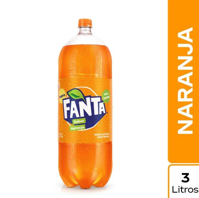 Fanta Naranja Plastico 3000 mL