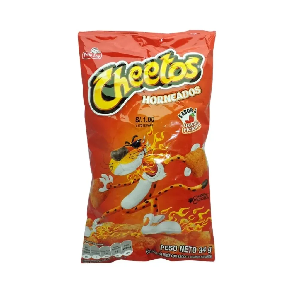 Cheetos Queso Picante 34 g (Rojo)