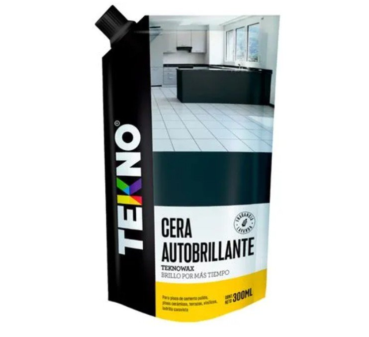 Cera Tekno Autobrillante Liquido Negro 300 mL